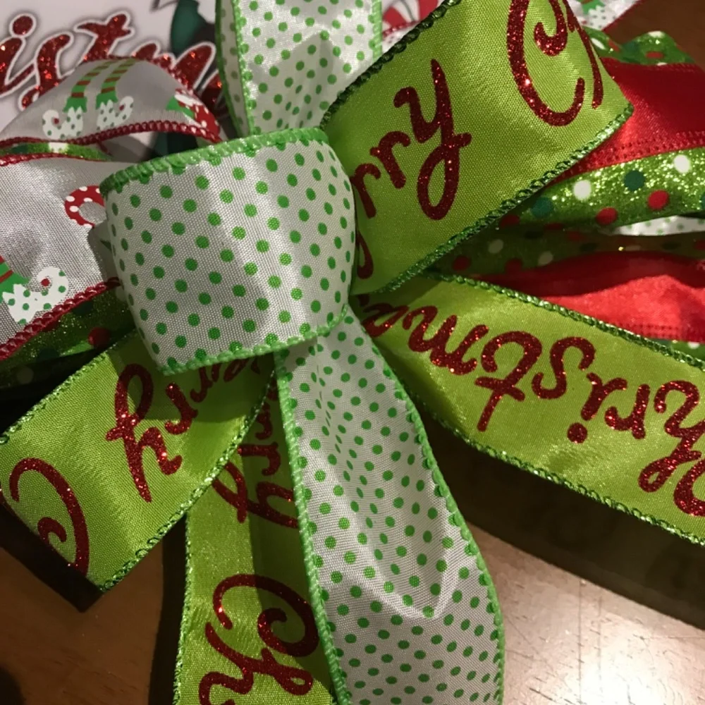 Handmade Bow Premade Prewired Ready For Your DIY Wreath Project Final Sale